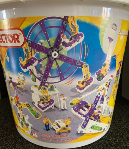 EUC VINTAGE ERECTOR MECCANO City Fun Fair Bucket Construction  #71 0100/200 pc