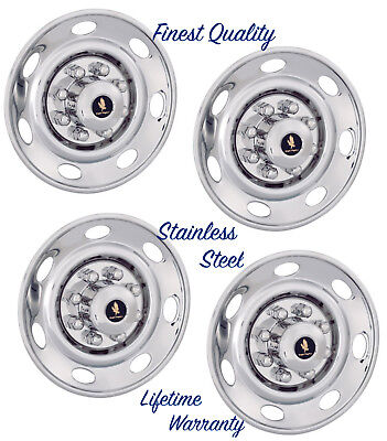 16" FORD E250 E350 F250 F350 WHEEL HUBCAP COVERS FOR SINGLE WHEELS SET OF 4 ©