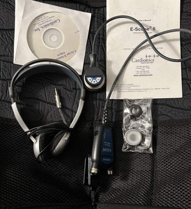 Cardionics E-Scope II Electronic Headset Stethoscope