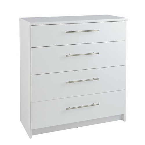 Argos Home Malibu 4 Drawer Wide Chest Black Gloss Walnut Ebay