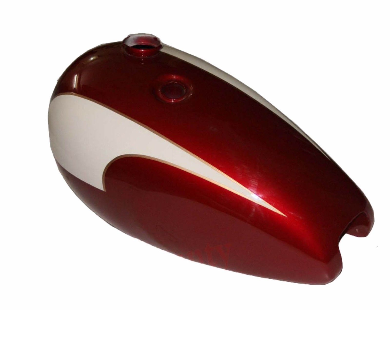 Fits Triumph T140 Bonneville Cherry Red Cream Petrol Fuel Tank Bonnie 