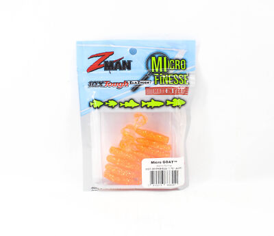 Zman Soft Lure Micro Goat 1.75 Inch 8/Pack Atomic Sunrise (6551)