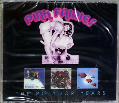 Pink Fairies-The Polydor Years 3 cd UK psych cd 3 lps + 10 bonus