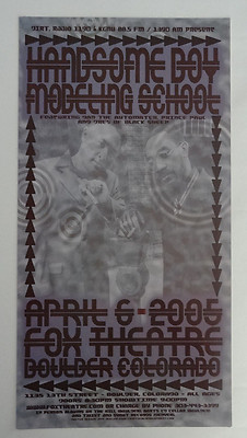 HANDSOME BOY MODELING SCHOOL Original Concert Window Card 2005 Poster