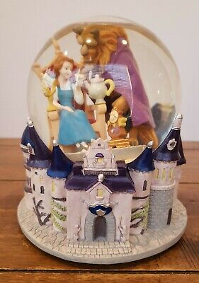 Vintage Disney’s Beauty and the Beast “Tale As Old As Time” Musical Snow Globe