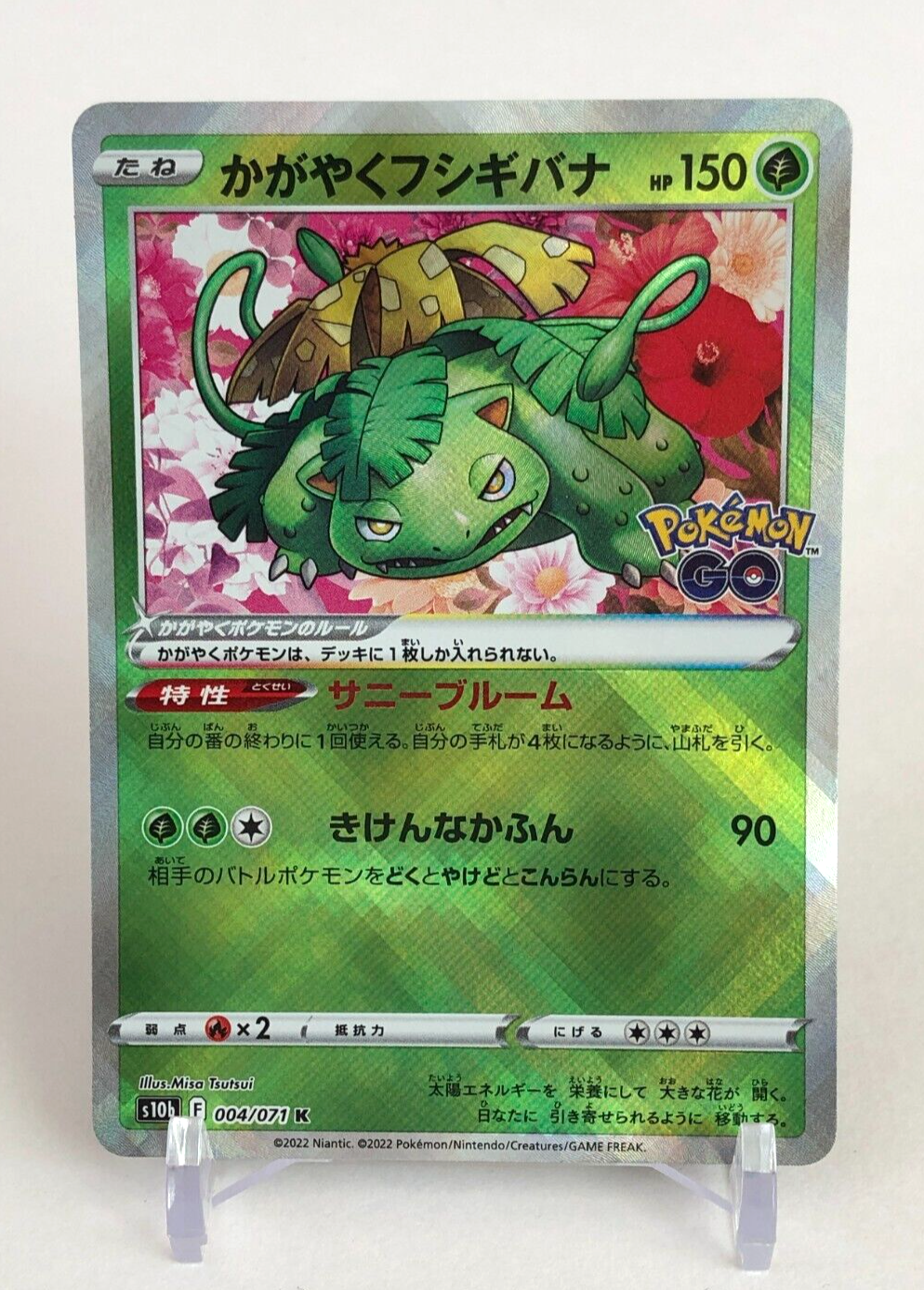 フシギバナ　eカード　強全面ホロ　十字ホロ　トリプルゲット　Venusaur フシギバナ eカード 強全面ホロ 十字ホロ トリプルゲット