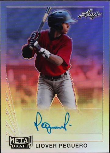 2020 Leaf Metal Draft - Liover Peguero #LA-LP1