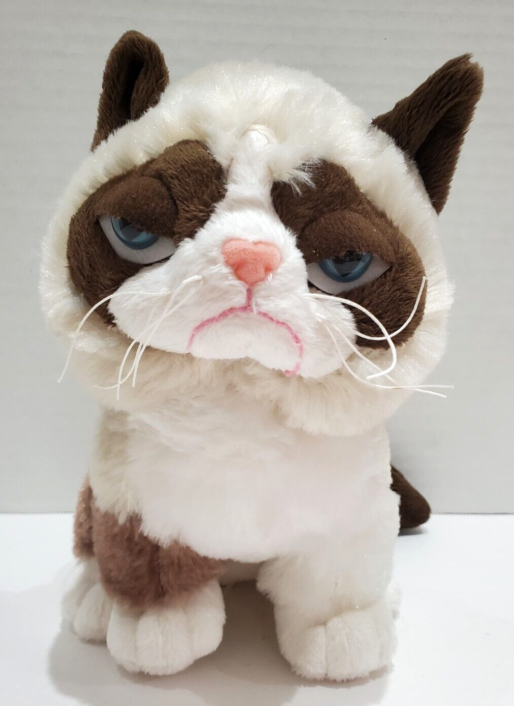 Ganz Grumpy Cat Plush Siamese Stuffed Animal Blue Eyes 8