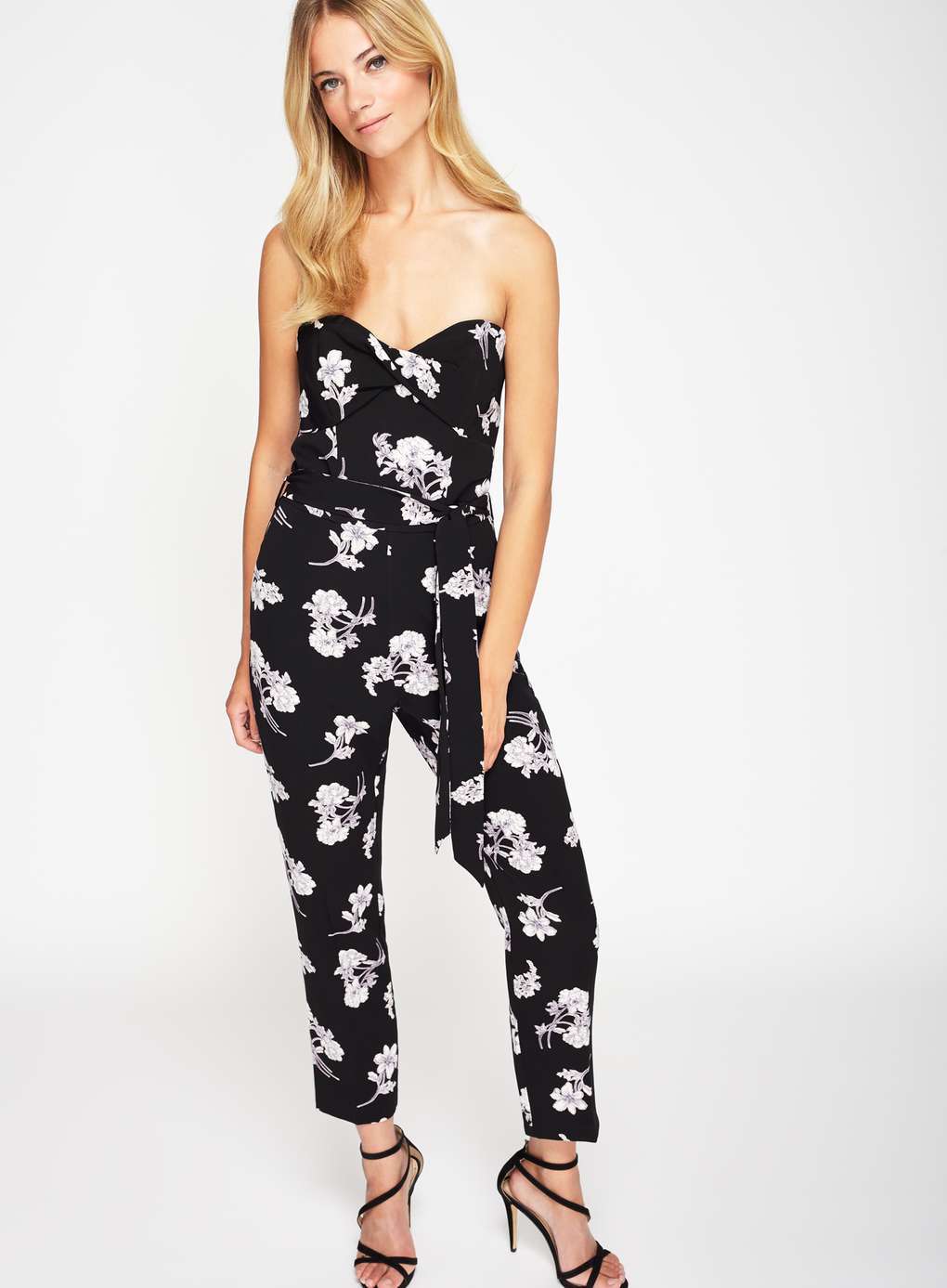 miss selfridge bandeau jumpsuit