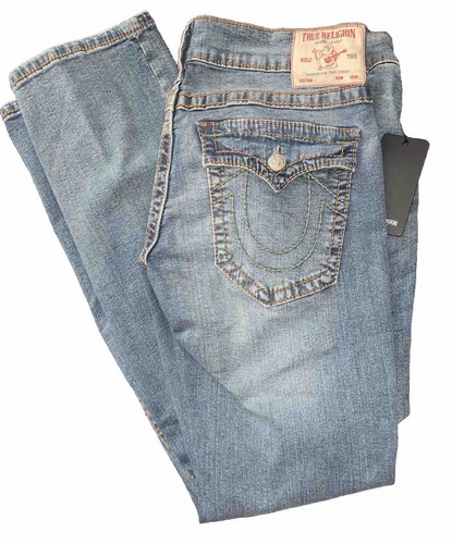 【美品】TRUE RELIGION RICKY ストレート ビッグT 31 RICKY BIG T STRAIGHT JEAN - Body Rinse Black | True Religion