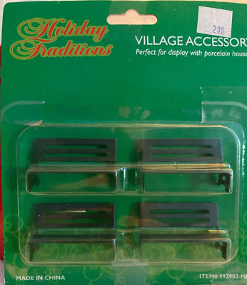 Holiday Traditions, Park Benches, For Villages & Trains