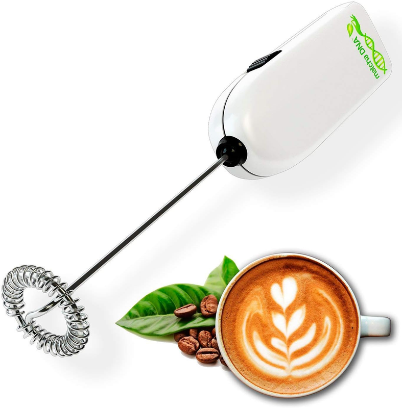 Powerful Battery Operated Handheld Milk Frother Foam Maker f