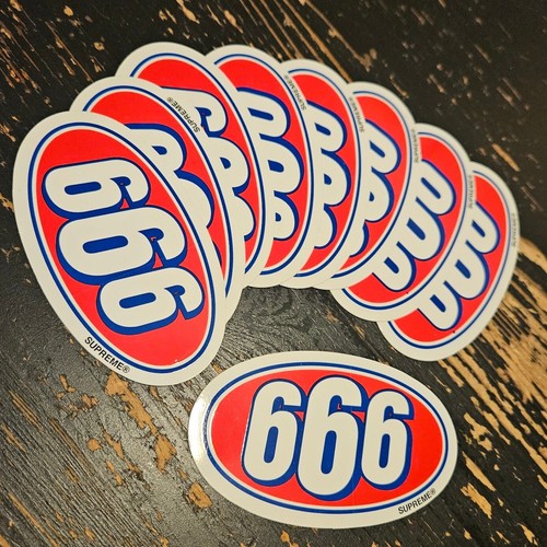 Supreme 666 Sticker From SS17 + FREE SURPRISE | eBay