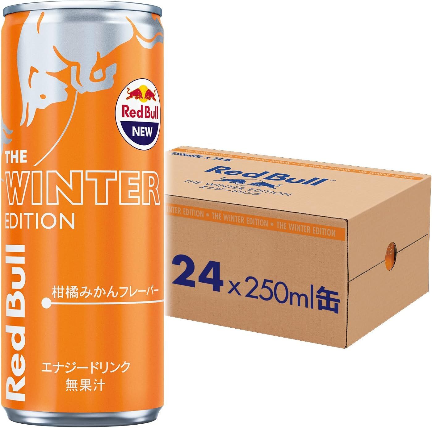 Red Bull Winter Edition 柑橘系 Red Bull Energy Drink winter edition citrus orange flavor