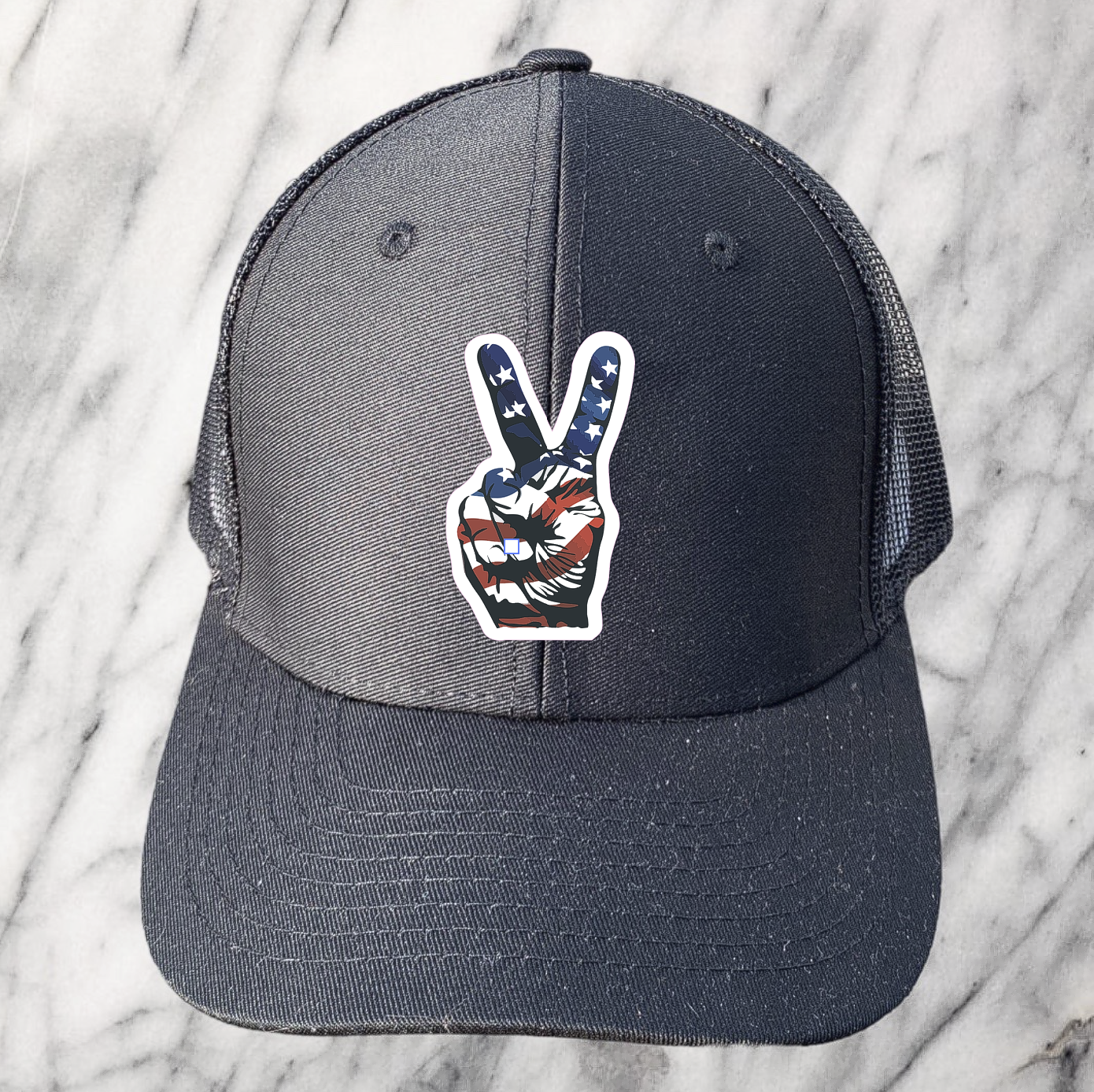 American Flag Sticker Peace Sign Waterproof - Buy Any 4 For $1.75 Each Storewide