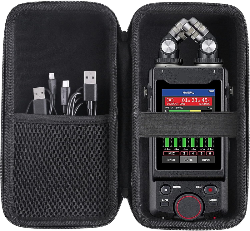 Hard EVA Carrying Case Compatible with Tascam Portacapture X8 High Resolution Multi-Track Recorder Case