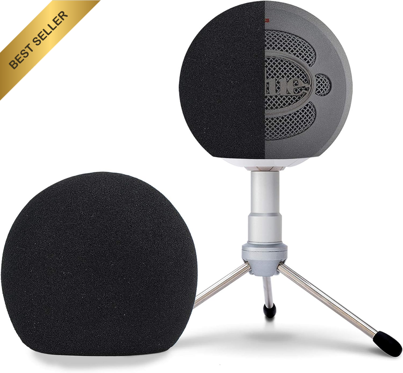 Blue Snowball Foam Windscreen - Professional Mic Foam Wind Cover Windshield Pop