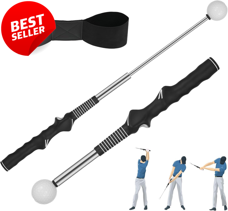 5-In-1 Retractable Golf Swing Trainer Grip Correction Right Left-Handed - US