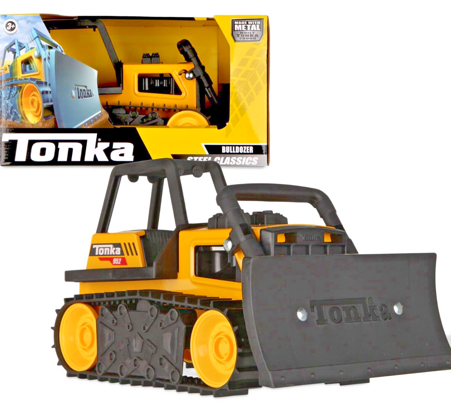 Tonka - Steel Classics - Bulldozer - Built Tonka tough with Real Steel! | eBay Tonka - Steel Classics - Bulldozer - Built Tonka tough with Real Steel! | eBay