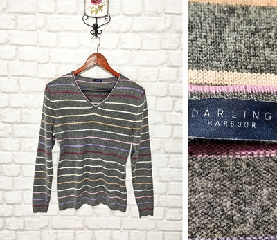Darling Harbour Silk / Cashmere Mix Women's Jumper Sweater Size M