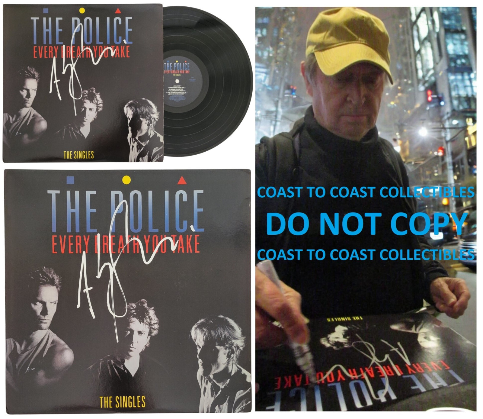 Andy Summers Signed The Police Every Breath You Take Album COA Proof Autographed Vinyl Andy Summers Signed The Police Every Breath You Take Album COA Proof Autographed Vinyl