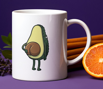 Tazza Avocado Fruit Frutta Regalo Compleanno Divertente Funny Fun Colazione