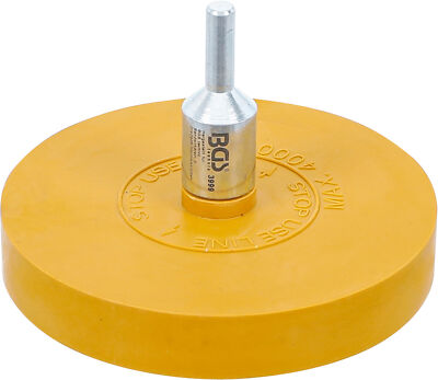 BGS 3999 Folienradierer Ø 90 mm Radierscheibe Klebeentferner Radierer Aufkleber