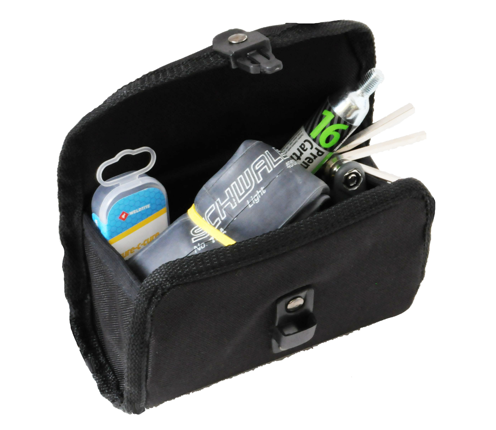 puncture repair kit saddle bag