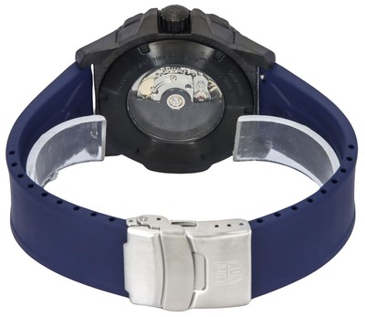Pre-owned Luminox Master Carbon Seal Blue Dial Swiss Automatic Diver Xs.3863 Mens Watch