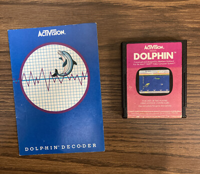 Dolphin (Atari 2600, 1983) Game and Manual