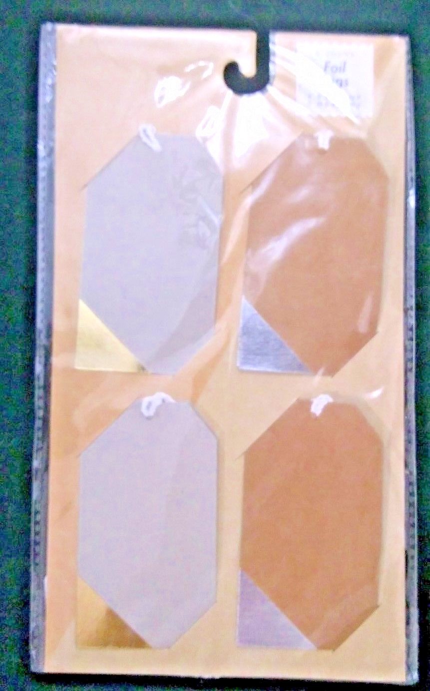 Foil Tags Made For Retail Foil Blocking 12 Sheets - 8 tags/Sheet (96 tags)(CR39)