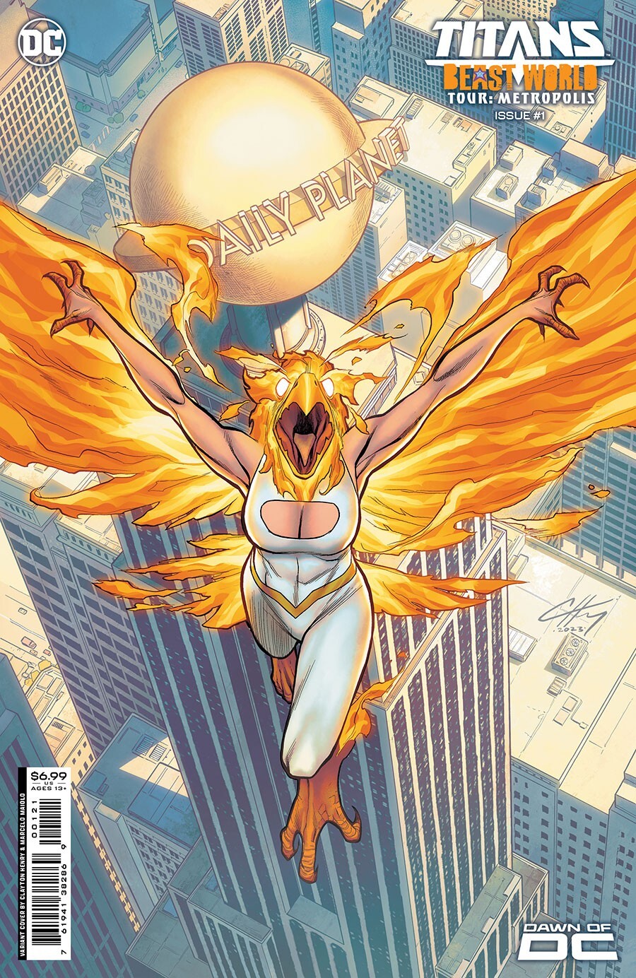Titans Beast World Tour: Metropolis Cover B 2023 DC - Vault