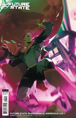 FUTURE STATE SUPERMAN VS IMPERIOUS LEX #1 DI MEO CARD STOCK VARIANT 2021 DC NM