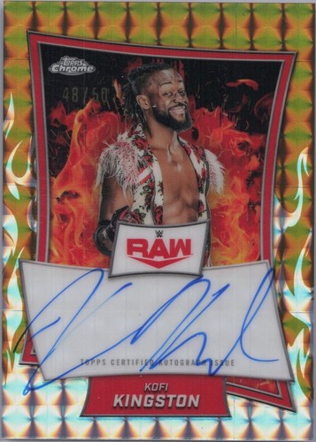 2025 Topps Chrome WWE - Kofi Kingston #RBA-KOF