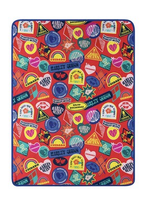 New Suicide Squad Live Fast Micro Raschel Throw blanket 