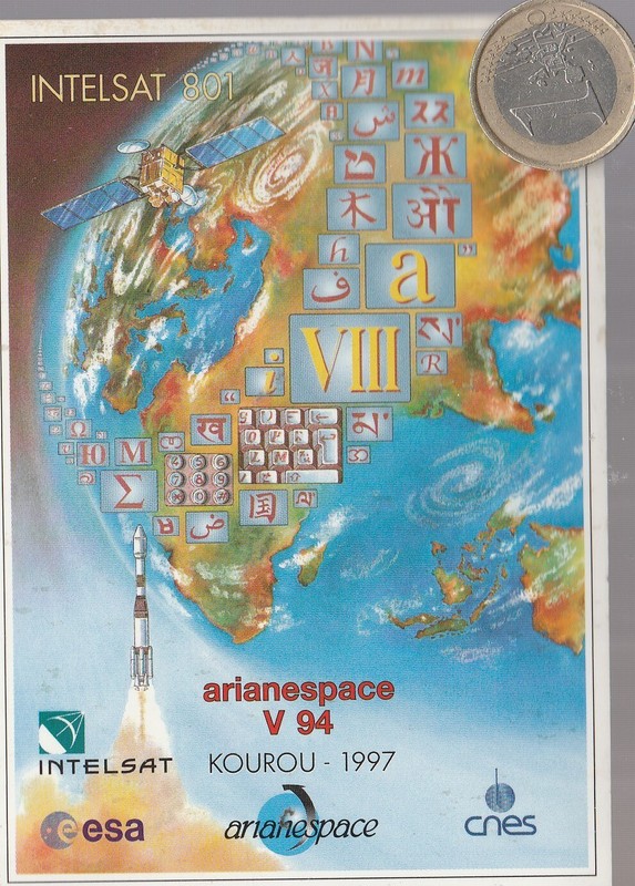 Arianespace V 94. 1997. Esa. Cnes. Vintage