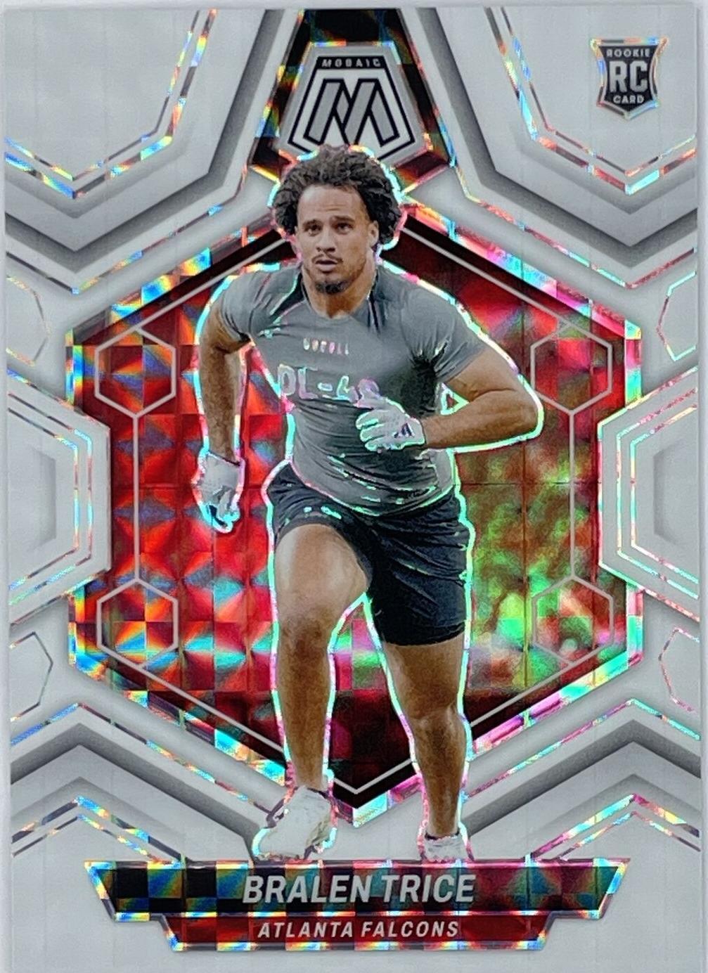 2024 Panini Mosaic - Rookies Bralen Trice #363 White Mosaic Prizm /25 ...