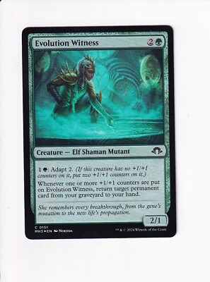MAGIC THE GATHERING MTG MODERN HORIZONS III MH3 FOIL EVOLUTION WITNESS