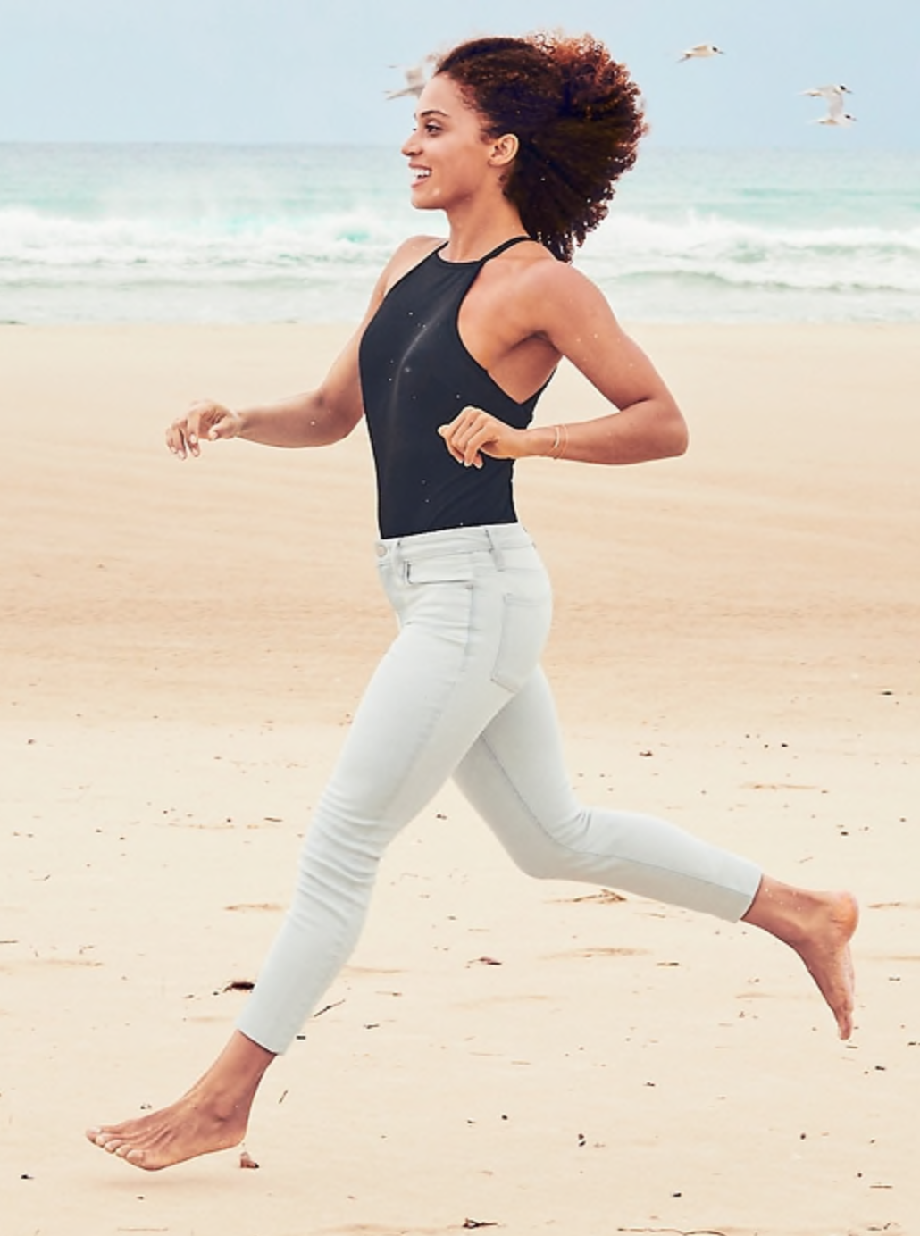 

Женские укороченные джинсы скинни Athleta Biscayne Wash Sculptek, размер, Синий