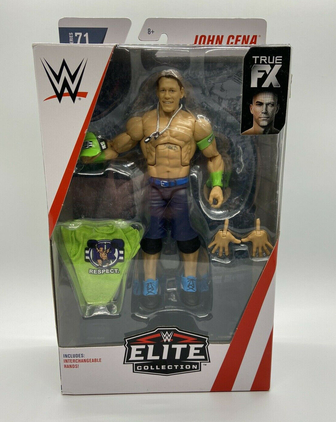 WWE ELITE JOHN CENA FIGURE SERIES 71 WRESTLING NEVER GIVE UP