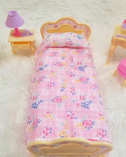 Vintage 1996 Barbie Bedroom & Accessories #67552-91 SET Complete with Extras