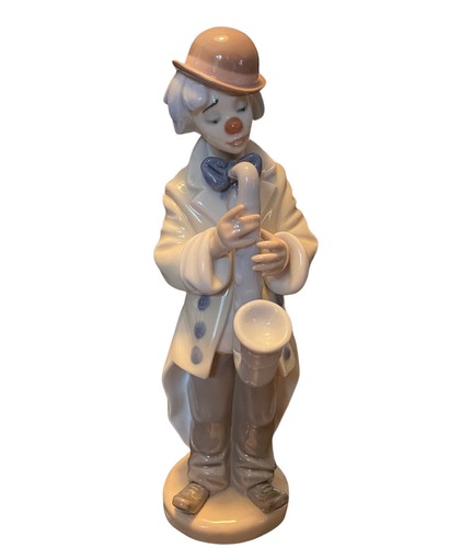 LLADROリヤドロ フィギュリン SAD SAX 悲しきサックス ピエロ 少年 ピエロ リヤドロ 哀しきサックス Sad Sax フィギュリン