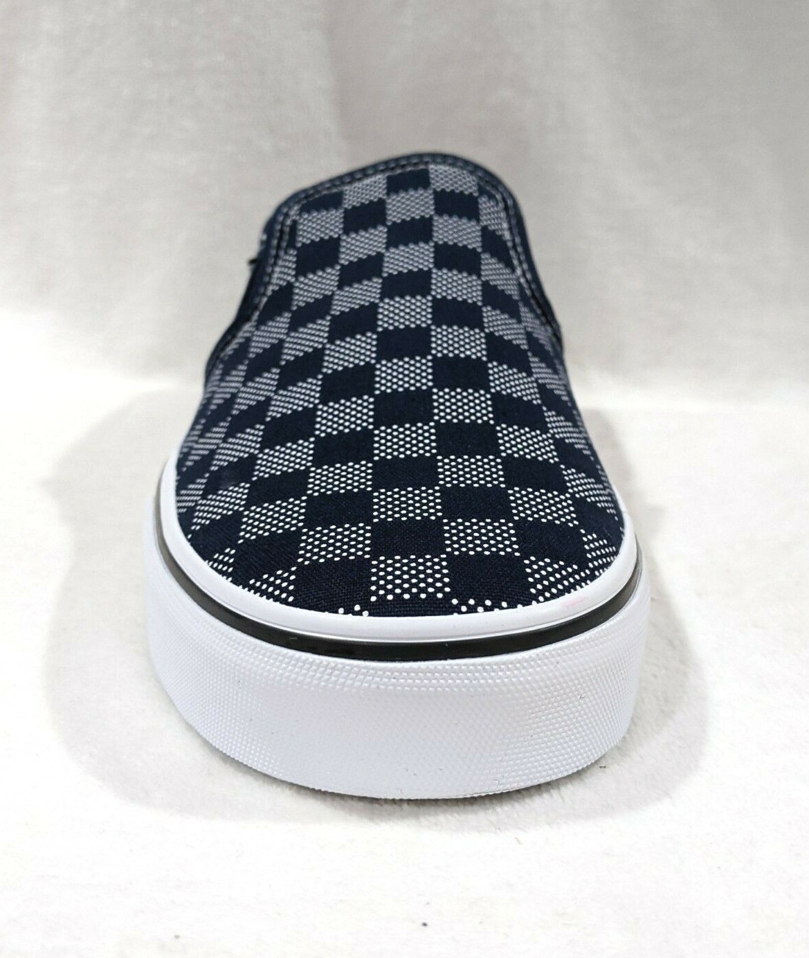 Vans Men's Asher Checker Dot Navy/White 