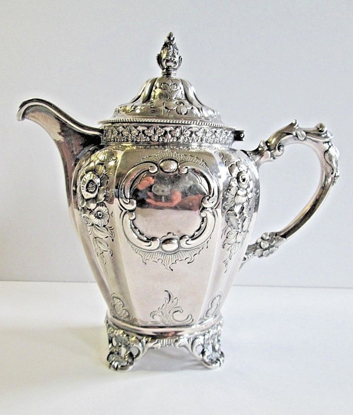 Antique Coin Silver Lidded Creamer Charters, Cann & Dunn c.1850