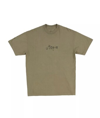 Travis Scott Cactus Wink Tee Khaki SS21 Size XLarge IDMagazine Collab Very Rare
