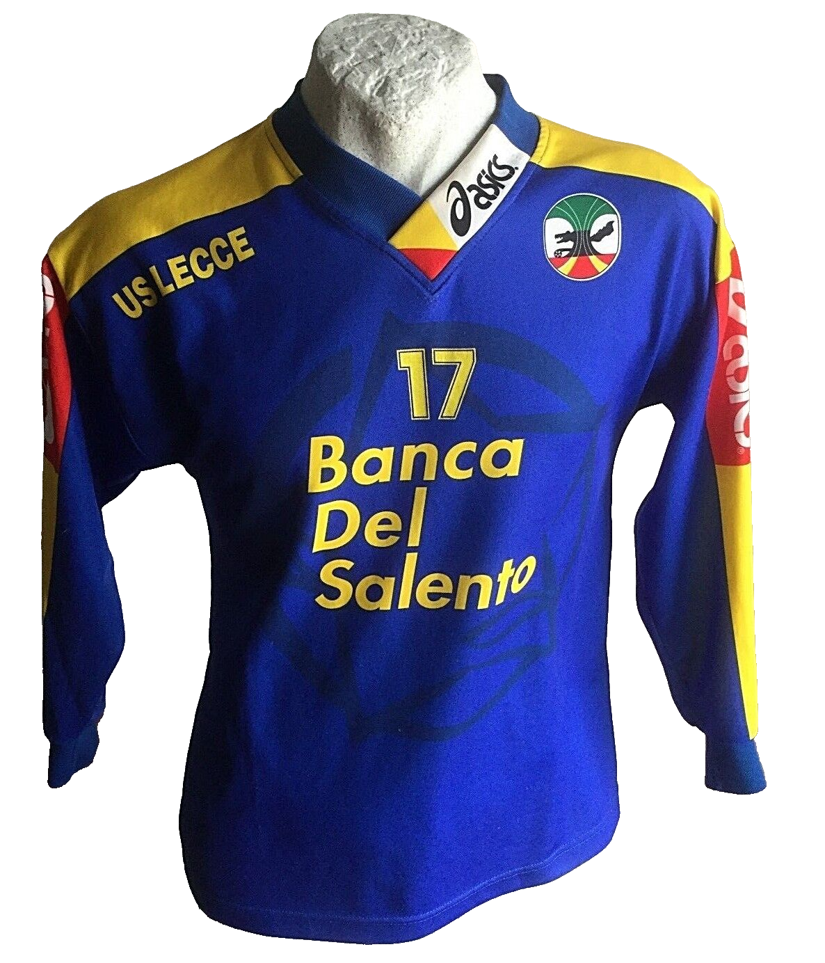 ウェア Asics Lecce L/S  05/06 #8 Dalla Bona Maglia calcio lecce asics allenamento #17 leisure banca del