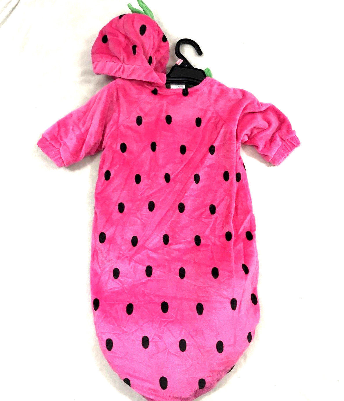 NEW Hide Eek Strawberry Strawbaby Pink Plush Halloween Costume 0-6 months