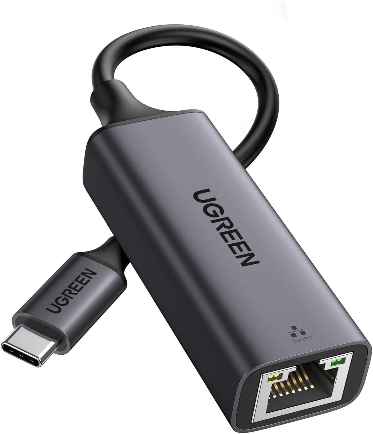 UGREEN CM199 USB-C to Ethernet Adapter Gigabit Wired Network Adapter Black TypeC