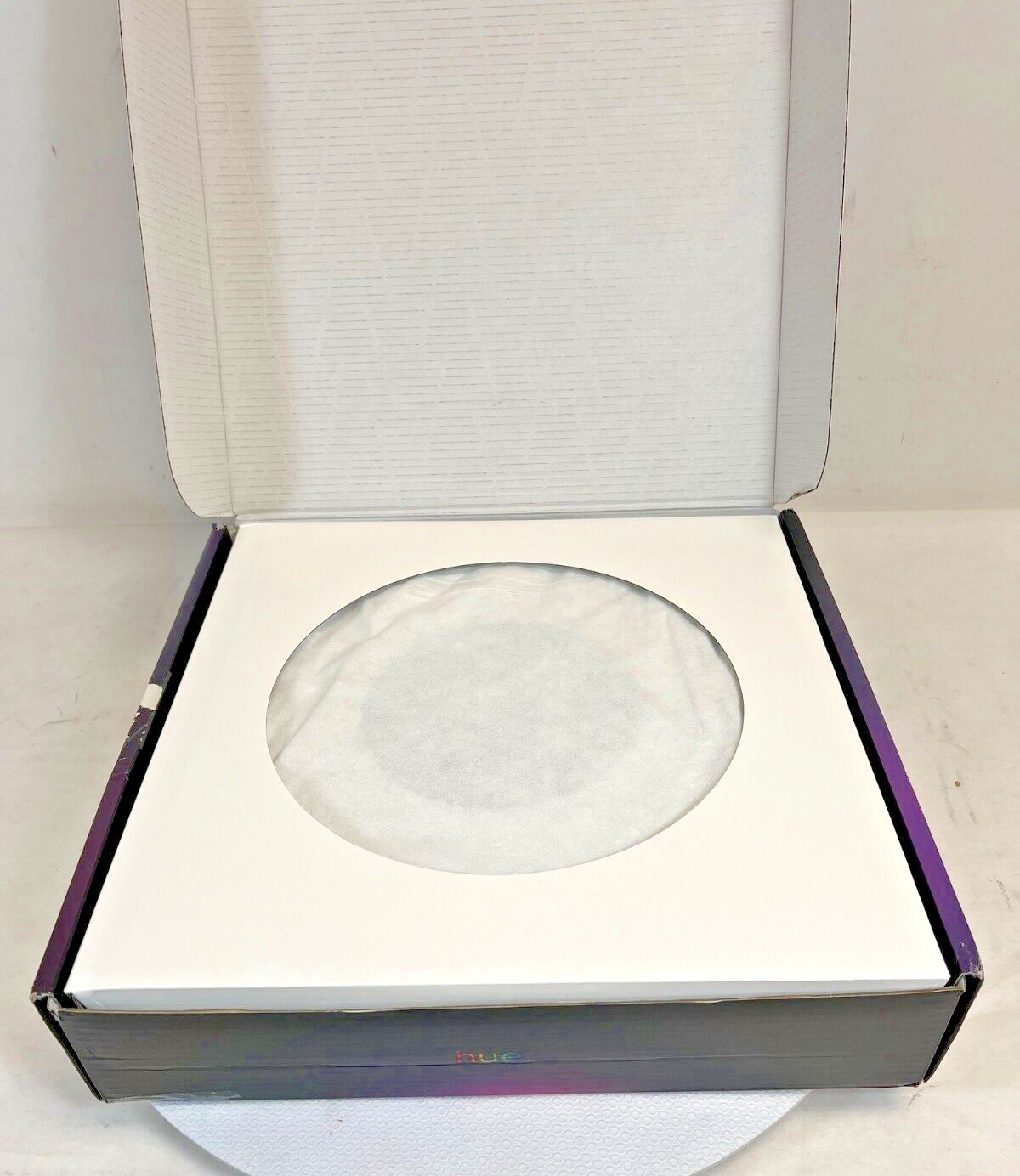 Used -Philips Hue Infuse Medium White and Color Ambiance Ceiling Light-Black