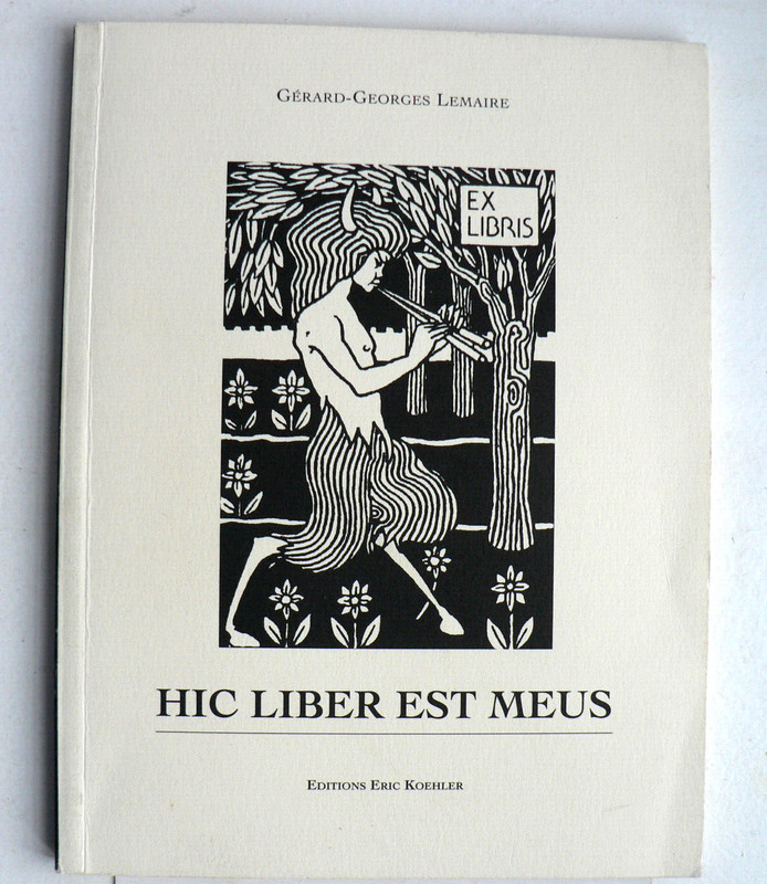 Expo Originale Ex-Libris Barcelone Lemaire Hic Liber Est Meus Ed Eric Koehler 96